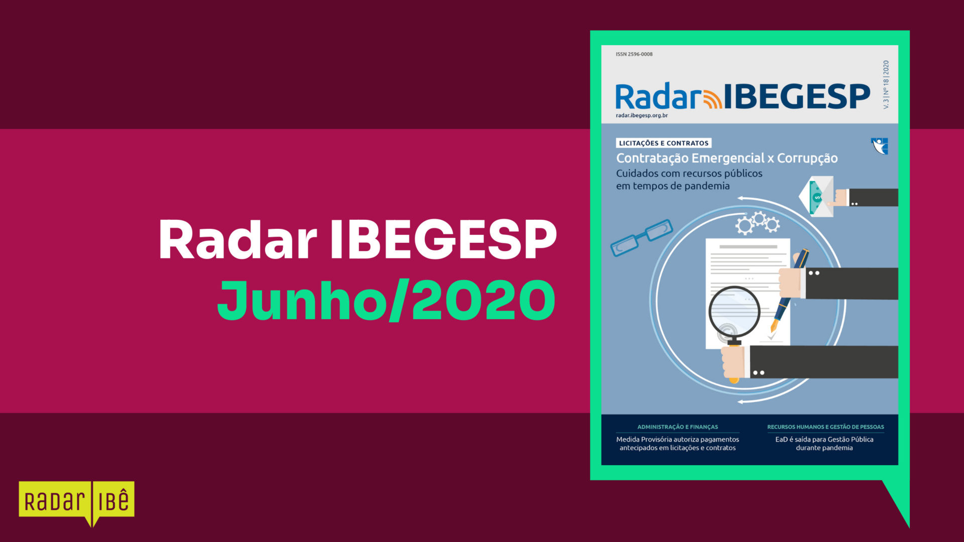 Radar IBEGESP Junho de 2020
