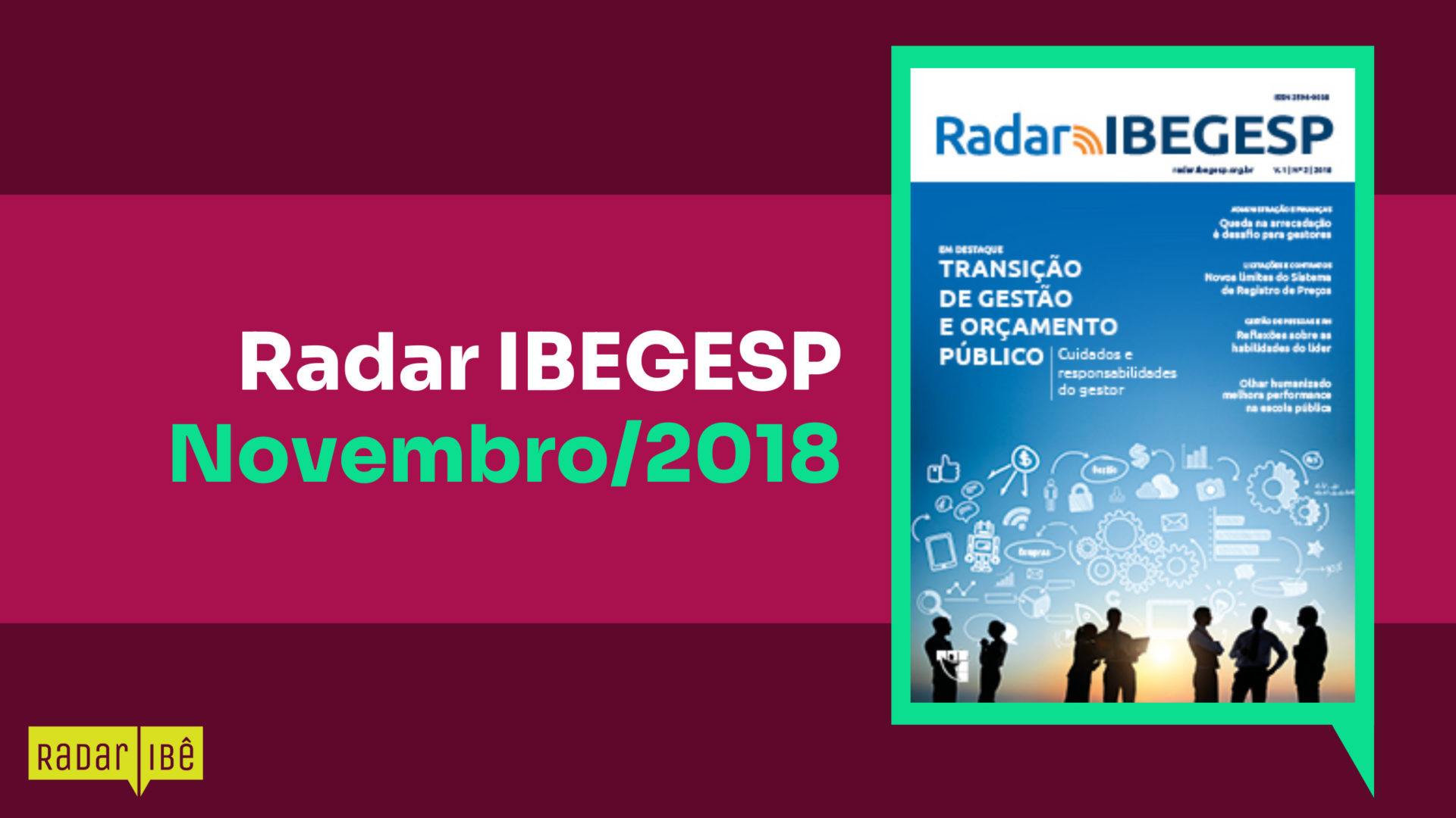 Radar IBEGESP Novembro 2018