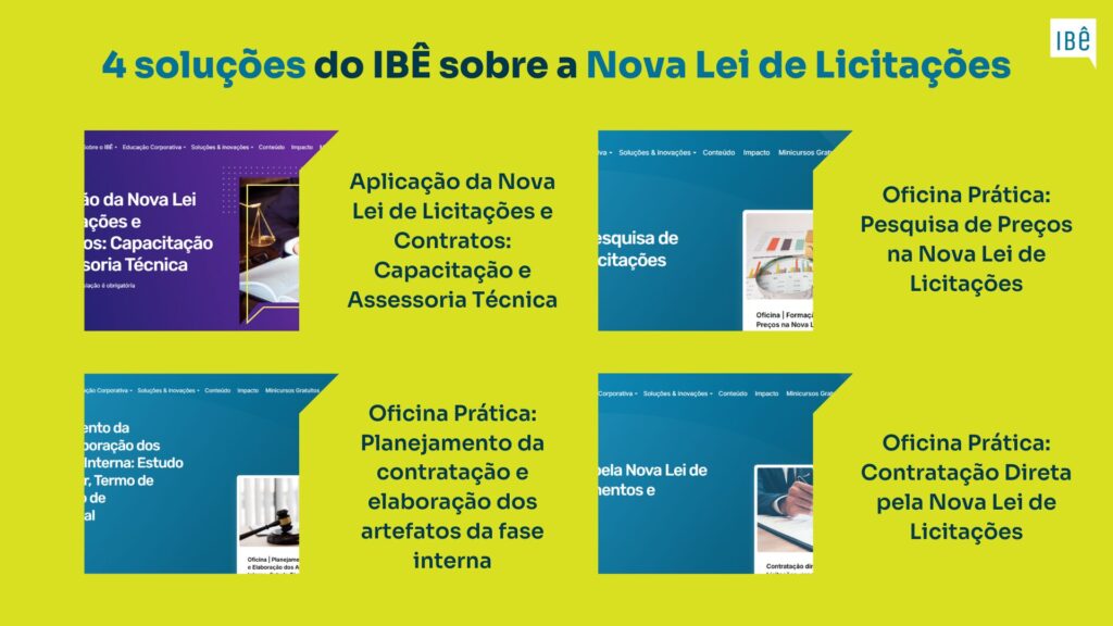 nova lei de licitações