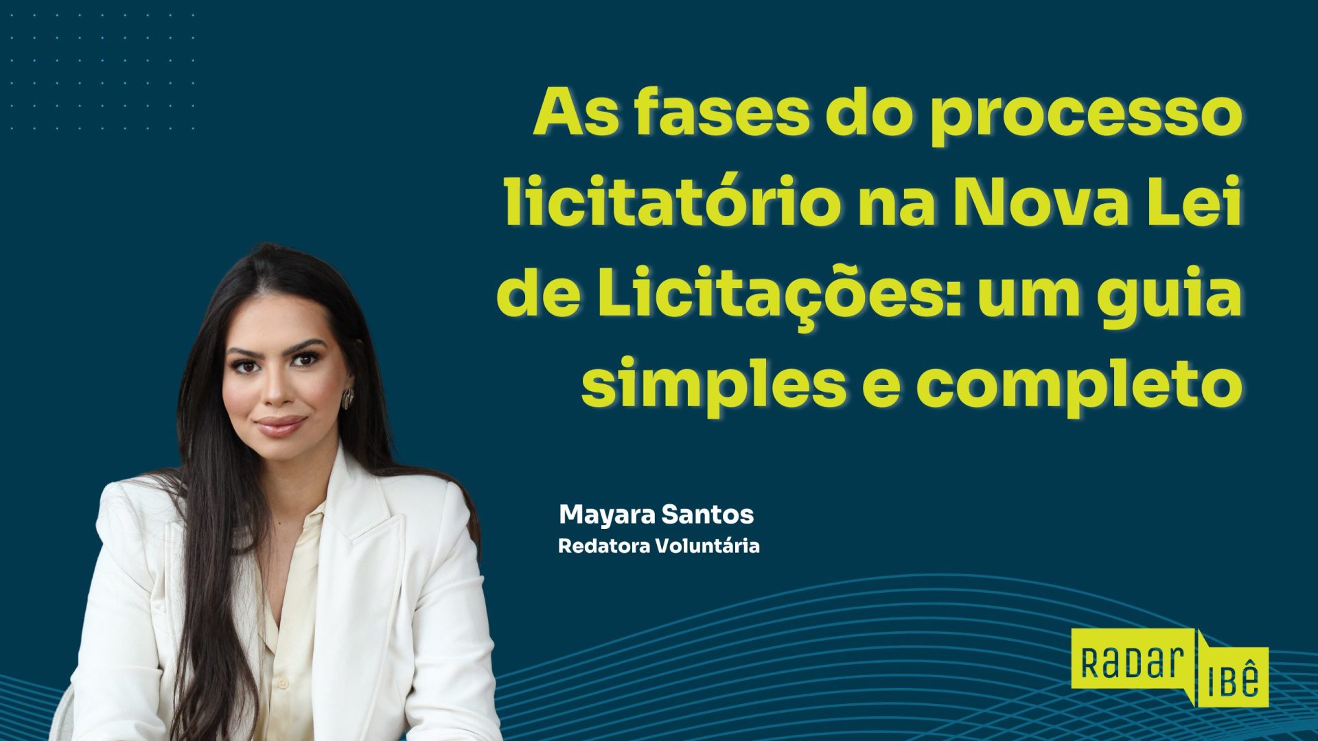 As fases do processo licitatório na Nova Lei de Licitações: um guia simples e completo