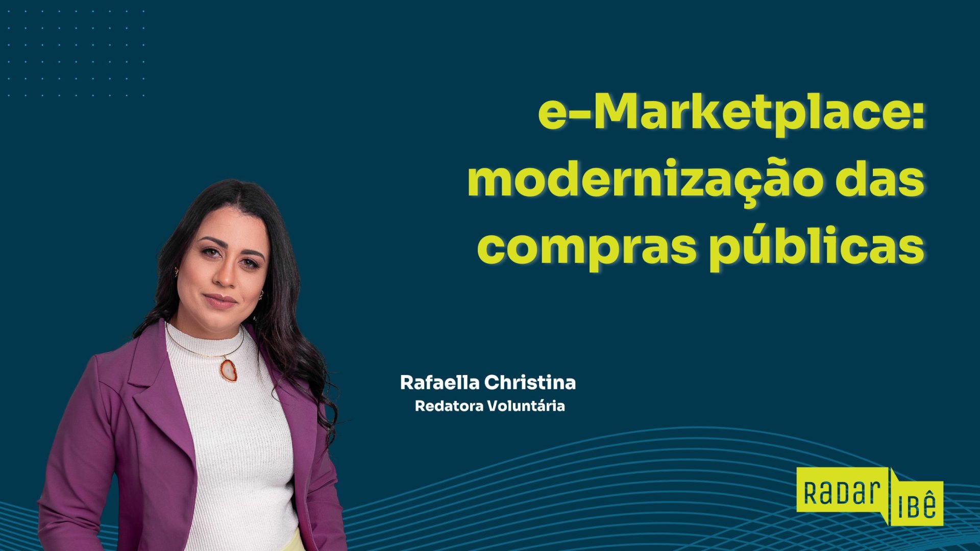 e-Marketplace: modernização das compras públicas